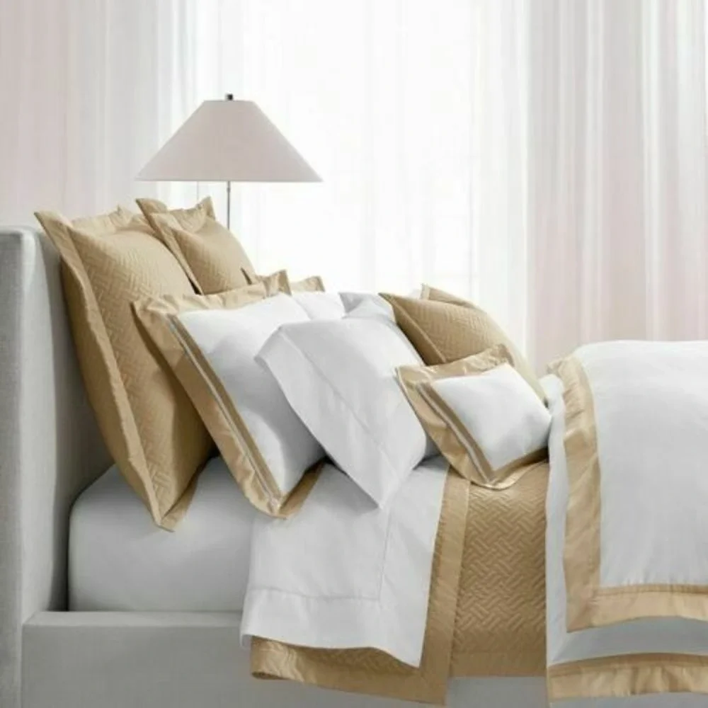 Ralph‎ Lauren Bowery Duvet Cover Full / Queen Polished Bronze $400
